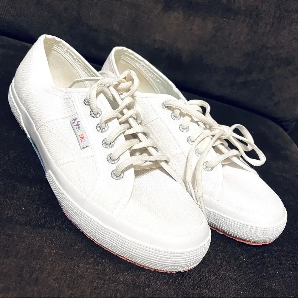 NEW SUPERGA Rainbow COTU 2750 Womens 9.5 41 EUR